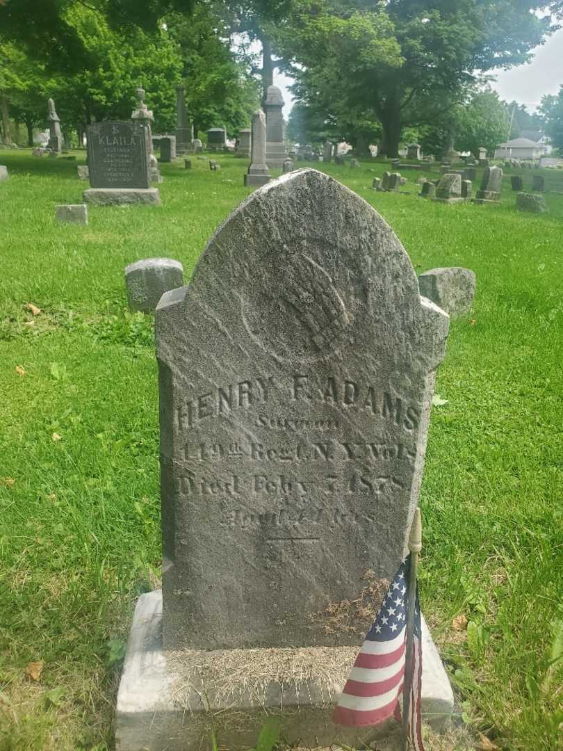 Doctor Henry F. Adams's grave. Photo 3