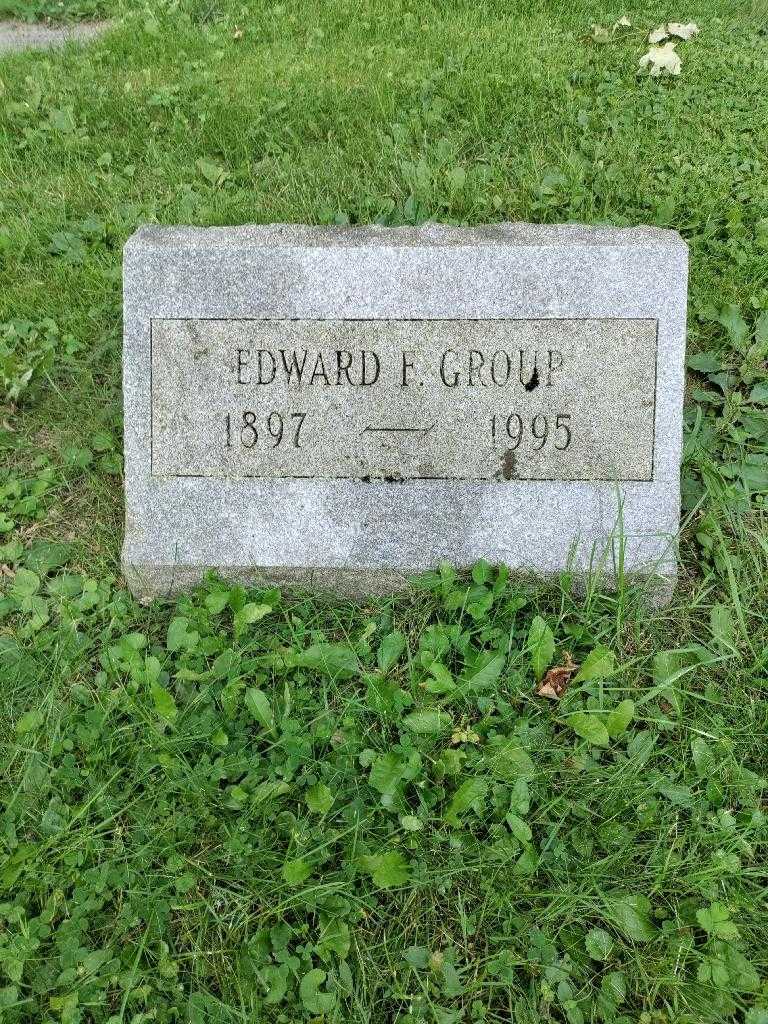 Edward F. Group's grave. Photo 2