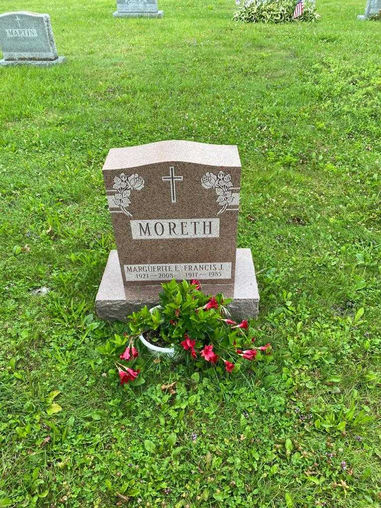Francis J. Moreth's grave. Photo 2