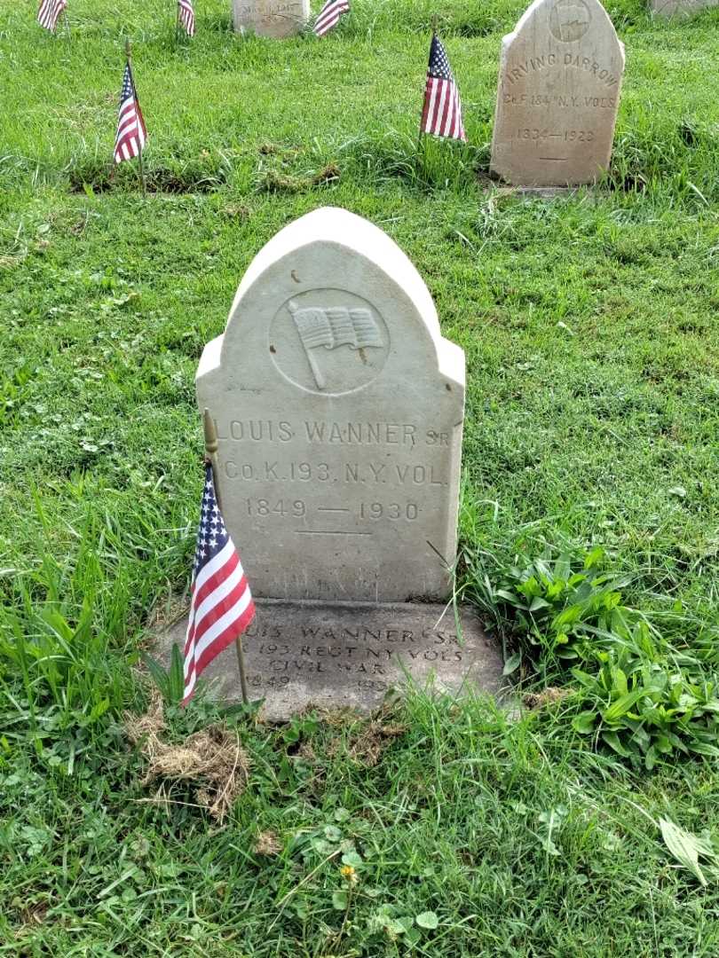 Louis Wanner Senior's grave. Photo 2