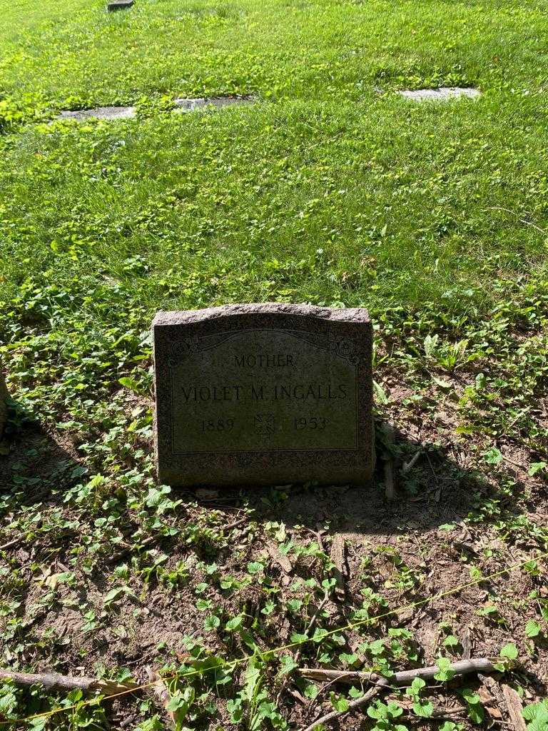 Violet M. Ingalls's grave. Photo 3