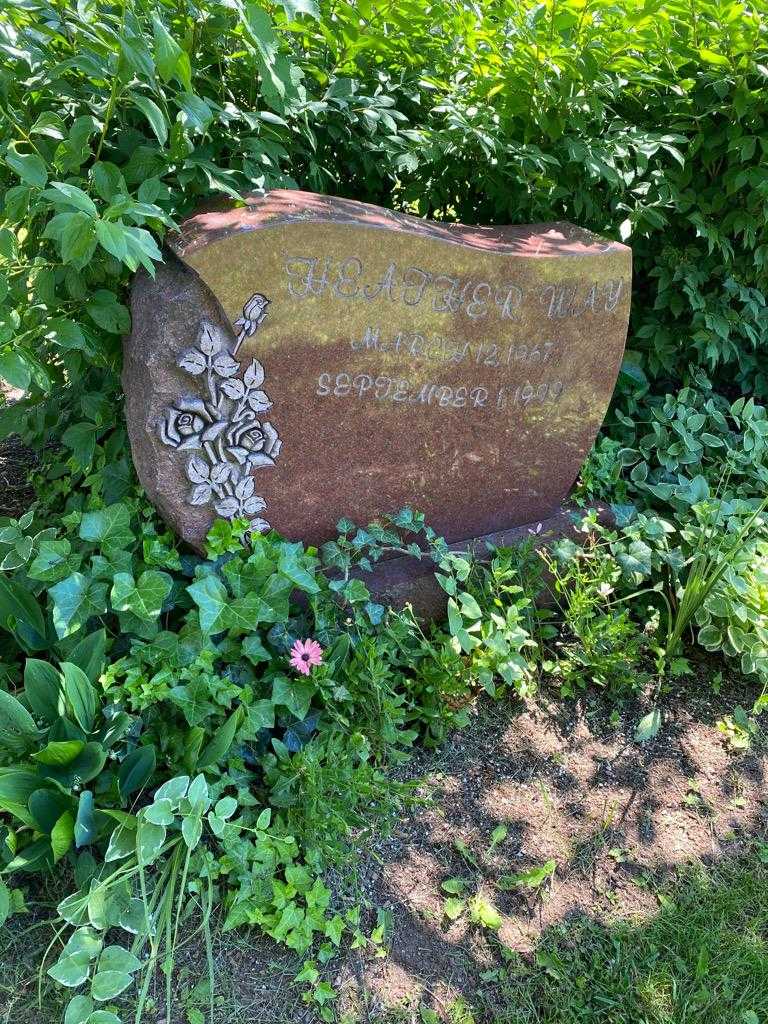 Heather Way's grave. Photo 2