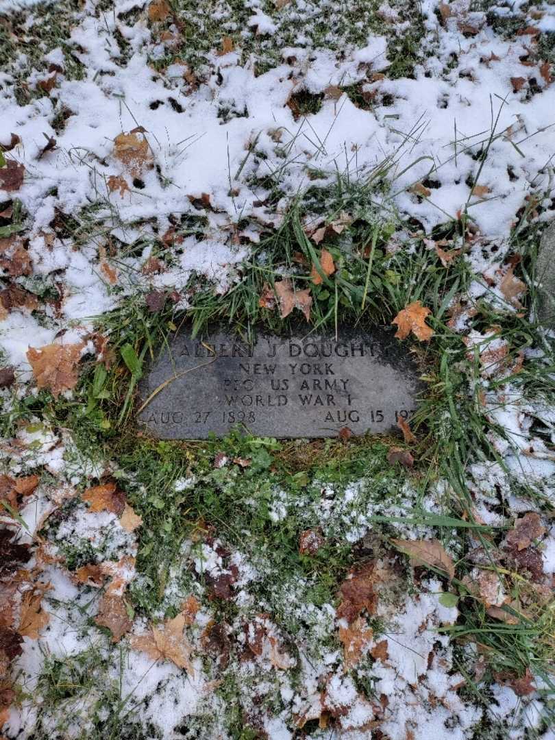Albert J. Doughty's grave. Photo 2