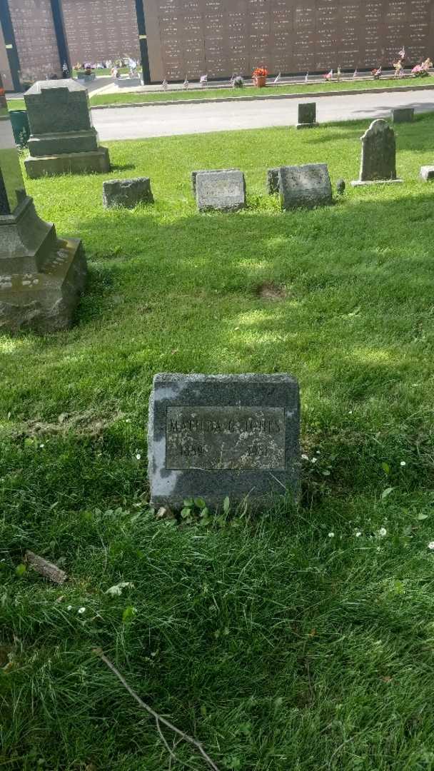 Matilda G. Jones's grave. Photo 1