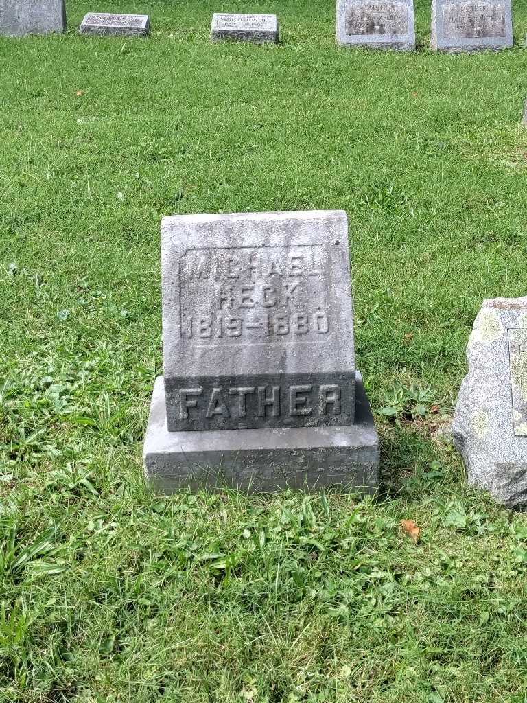 Michael Heck's grave. Photo 2