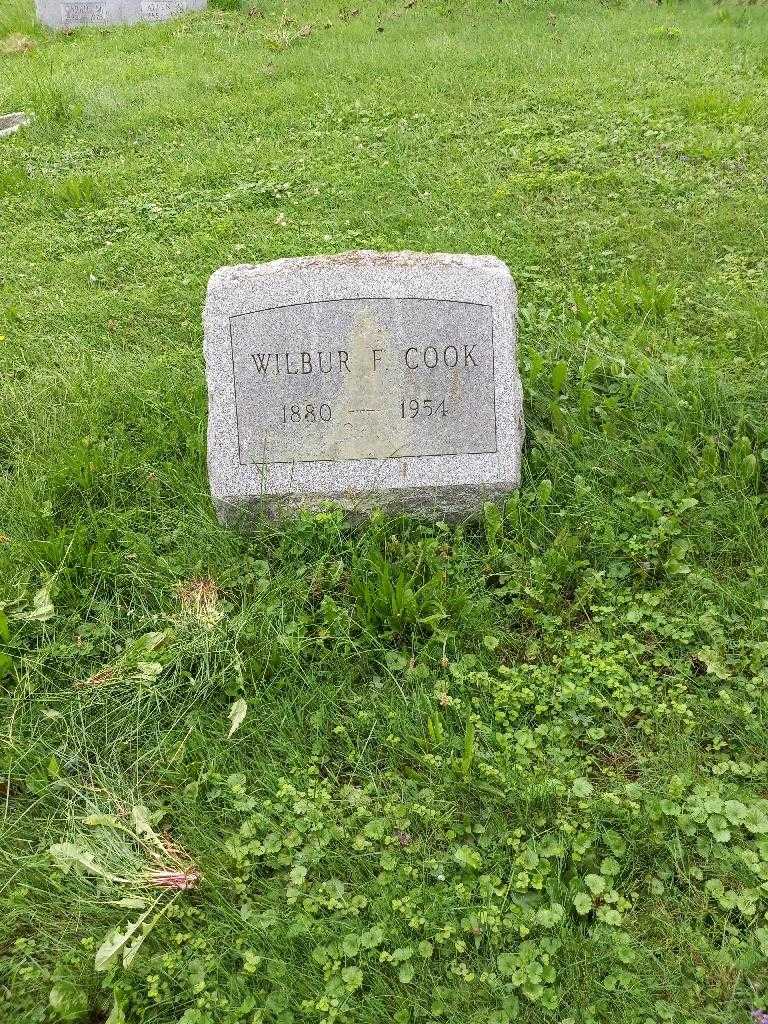 Wilbur F. Cook's grave. Photo 3