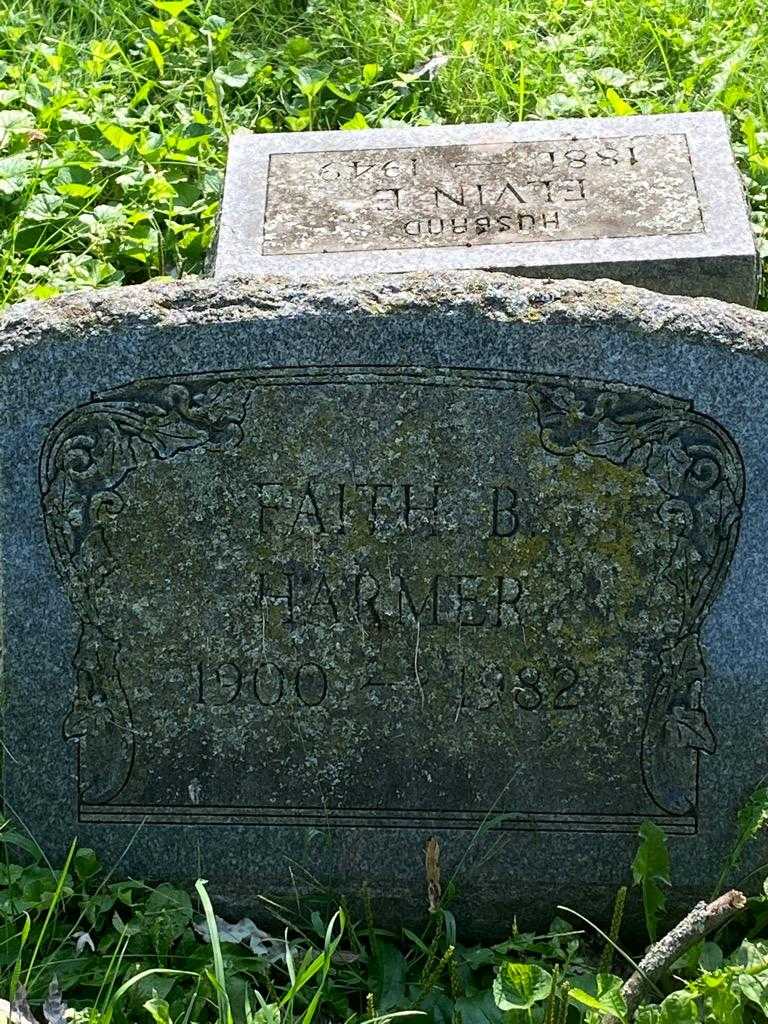 Faith B. Harmer's grave. Photo 3