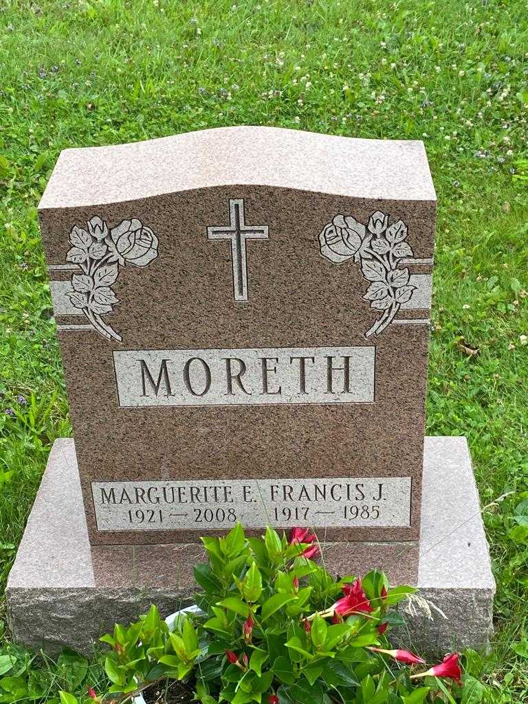 Francis J. Moreth's grave. Photo 3