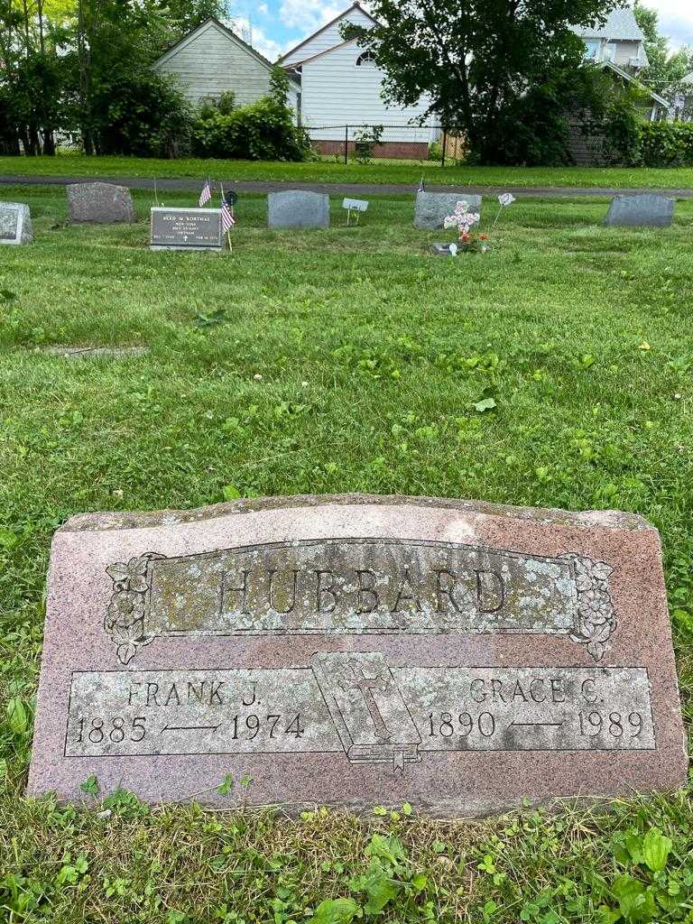 Frank J. Hubbard's grave. Photo 2