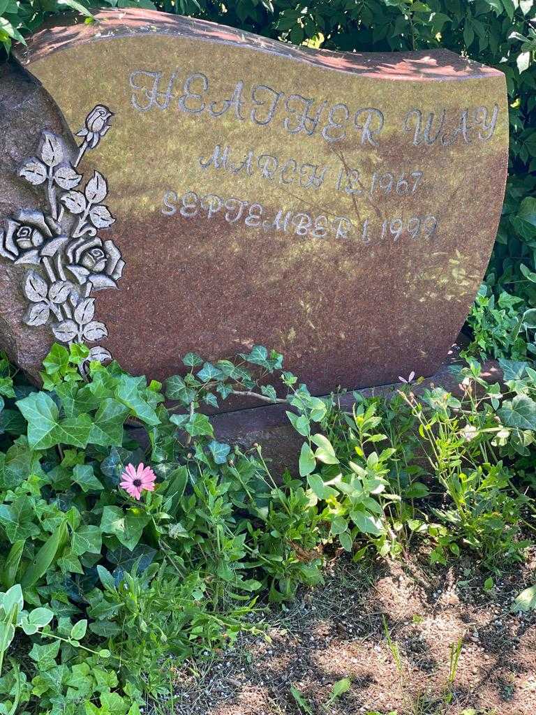 Heather Way's grave. Photo 3