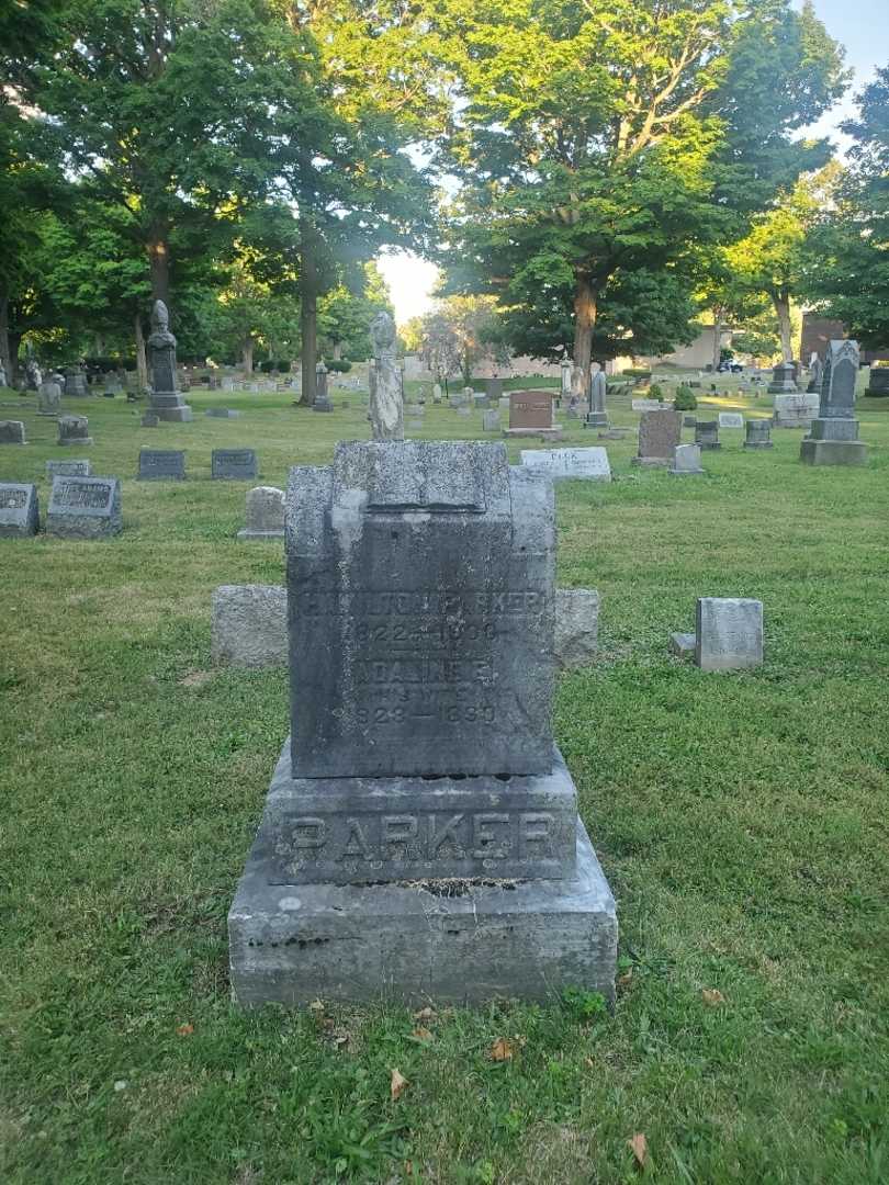 Hamilton Parker's grave. Photo 2