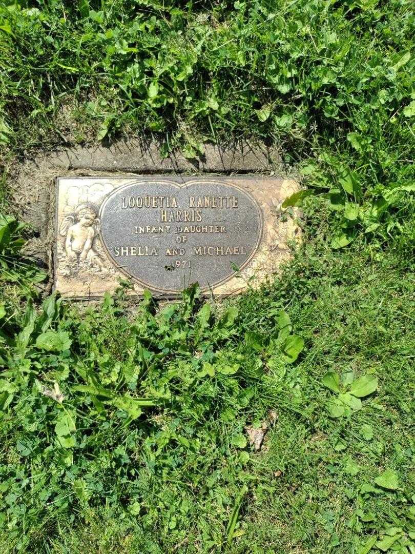 Loquetia R. Harris's grave. Photo 5