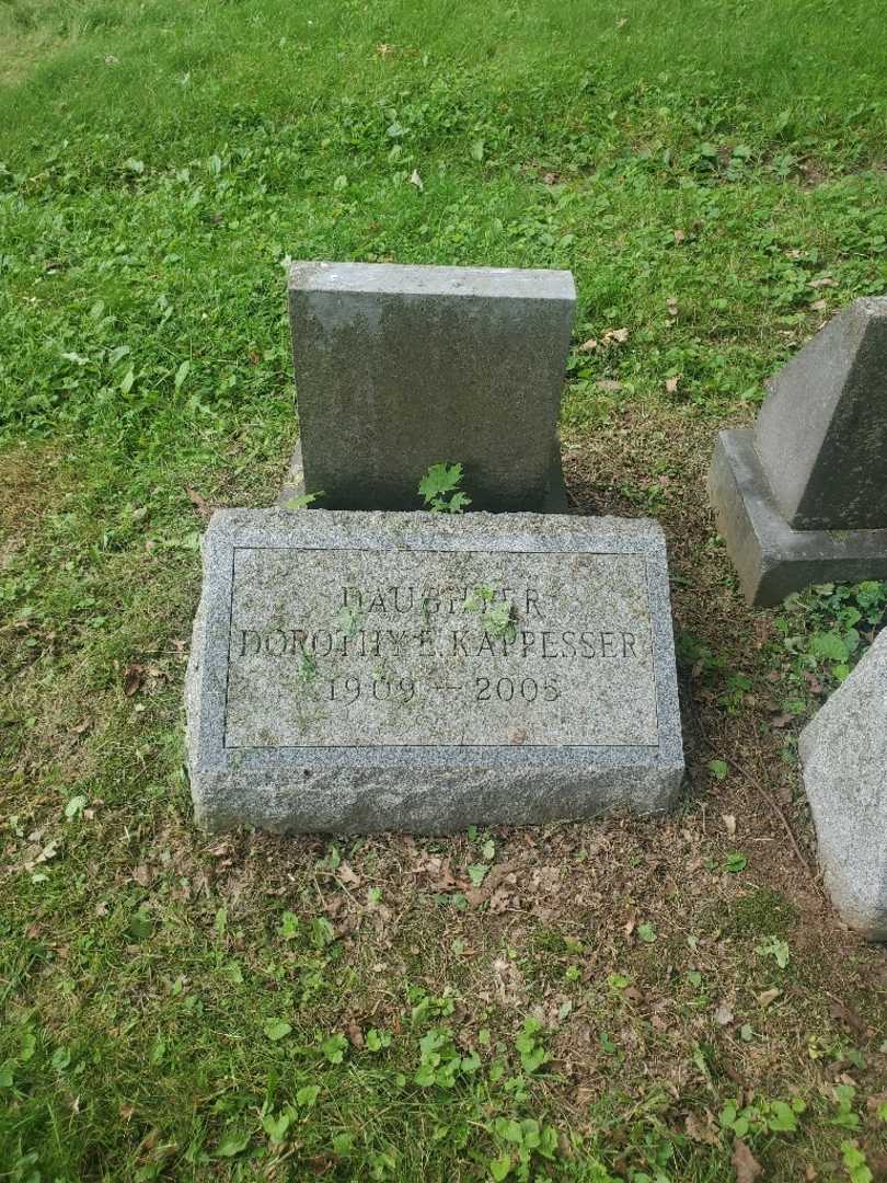 Dorothy E. Kappesser's grave. Photo 2