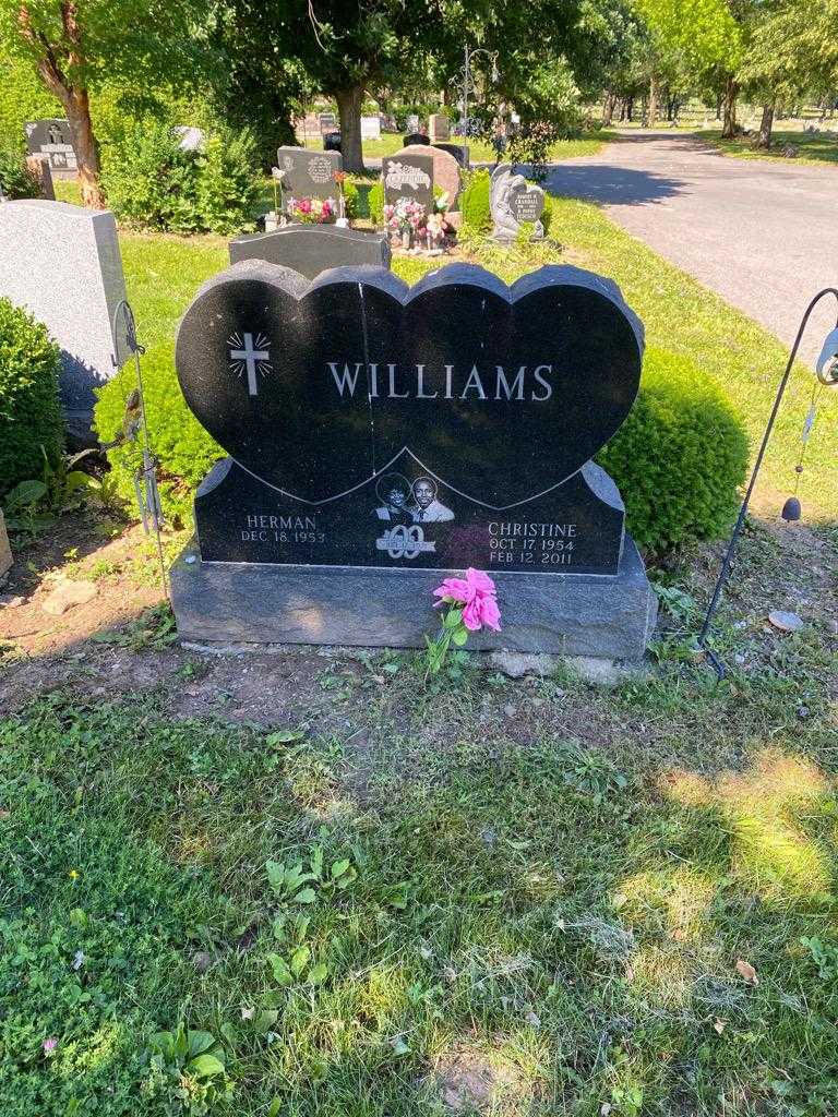 Christine Williams's grave. Photo 2