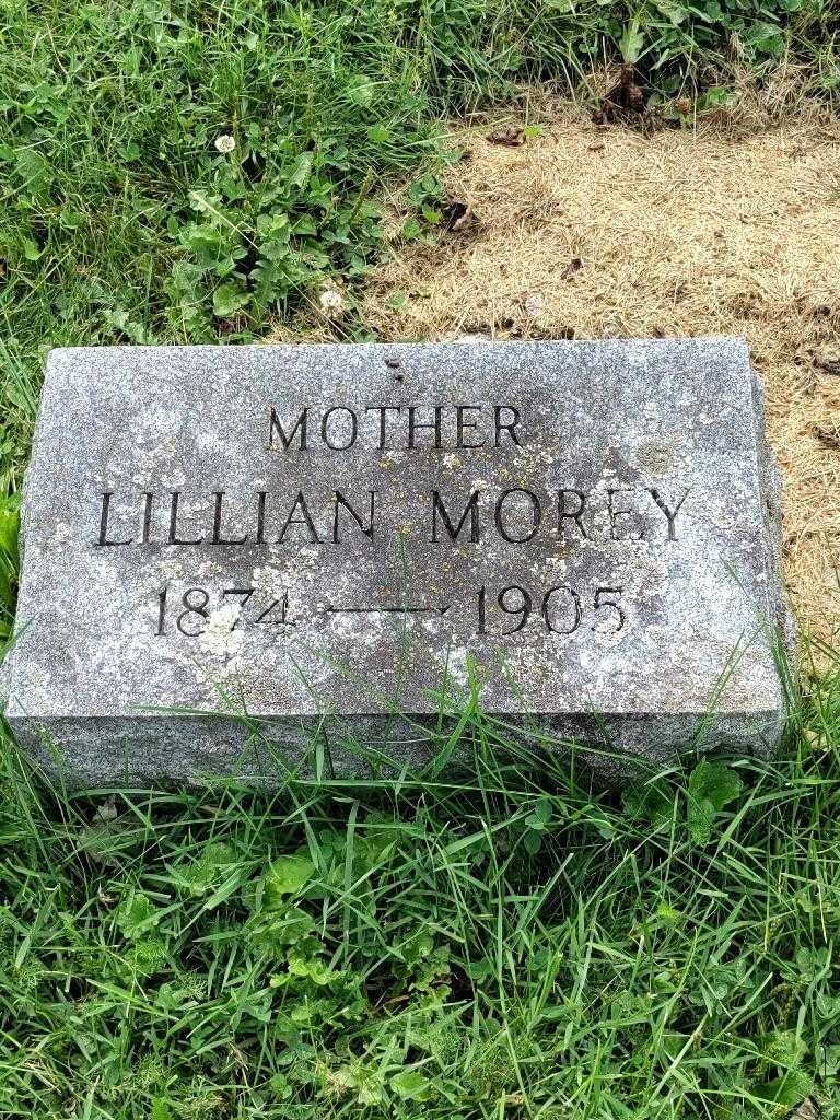 Lillian Morey's grave. Photo 3