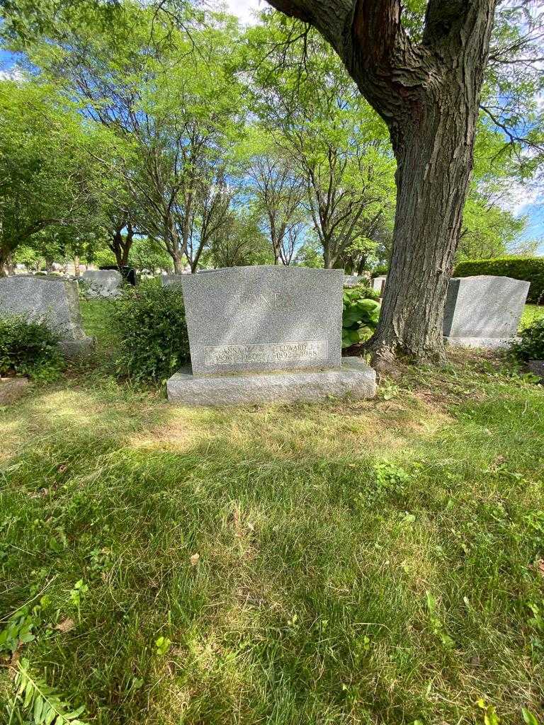 Anna M. Toner's grave. Photo 1