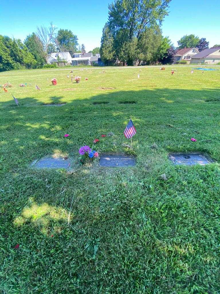 John Joseph Dominski's grave. Photo 1