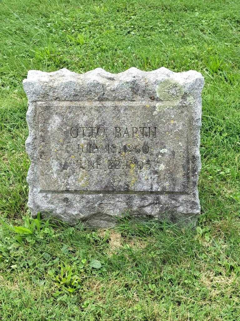 Otto Barth's grave. Photo 2