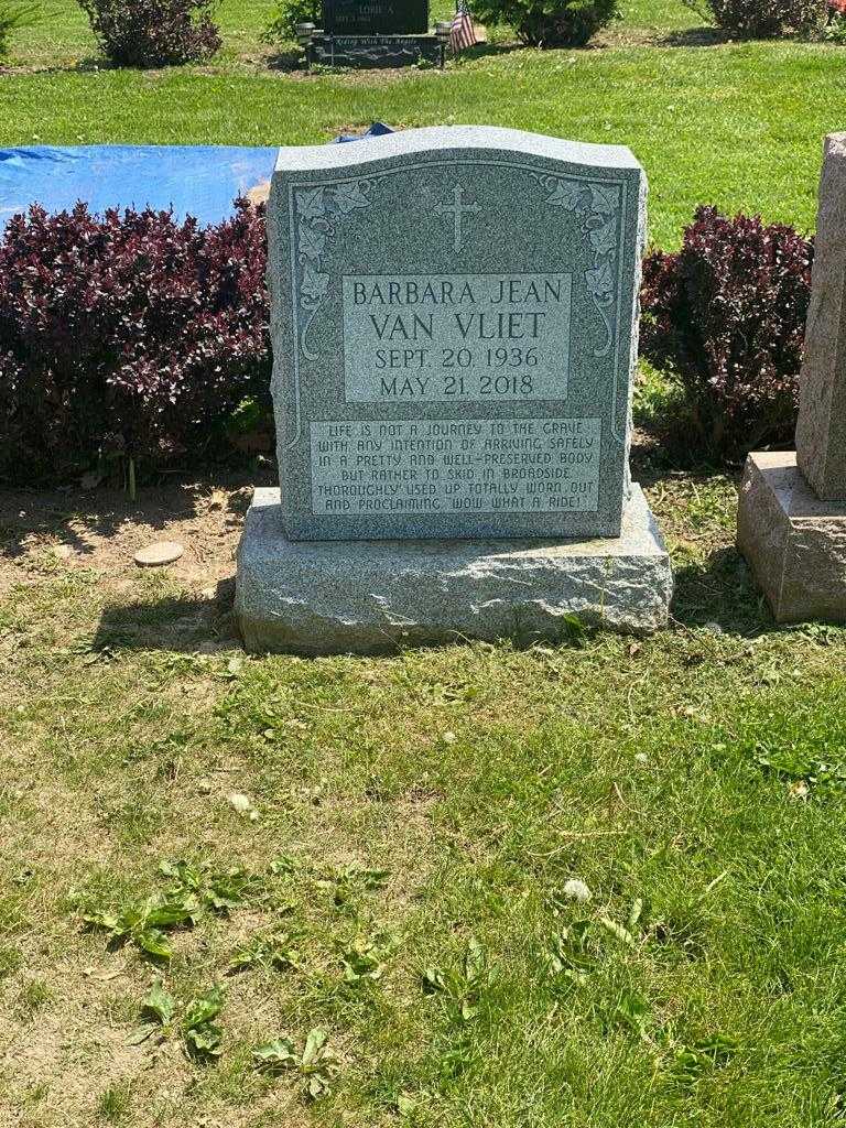 Barbara Jean Van Vliet's grave. Photo 2