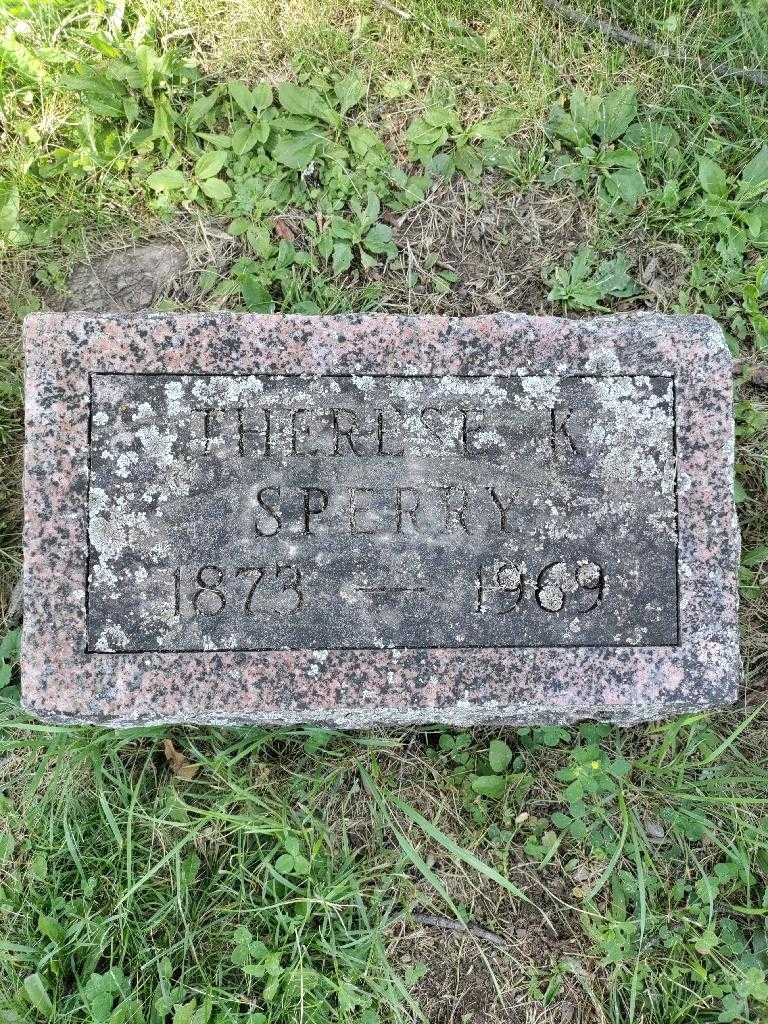 Therese K. Sperry's grave. Photo 2