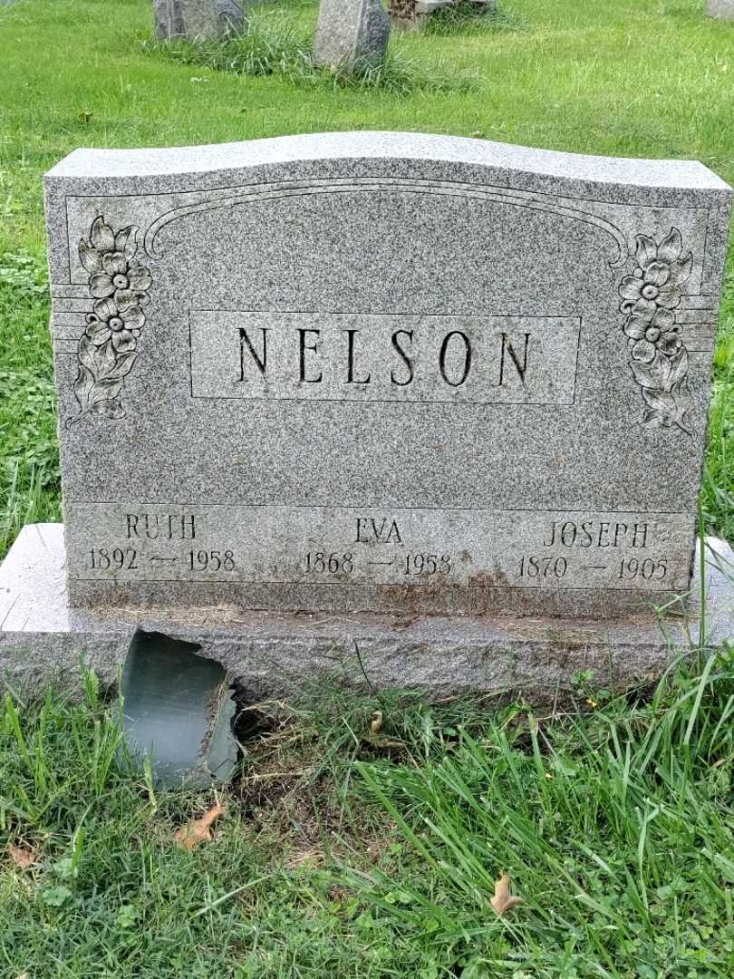 Eva Carmichael Nelson's grave. Photo 3