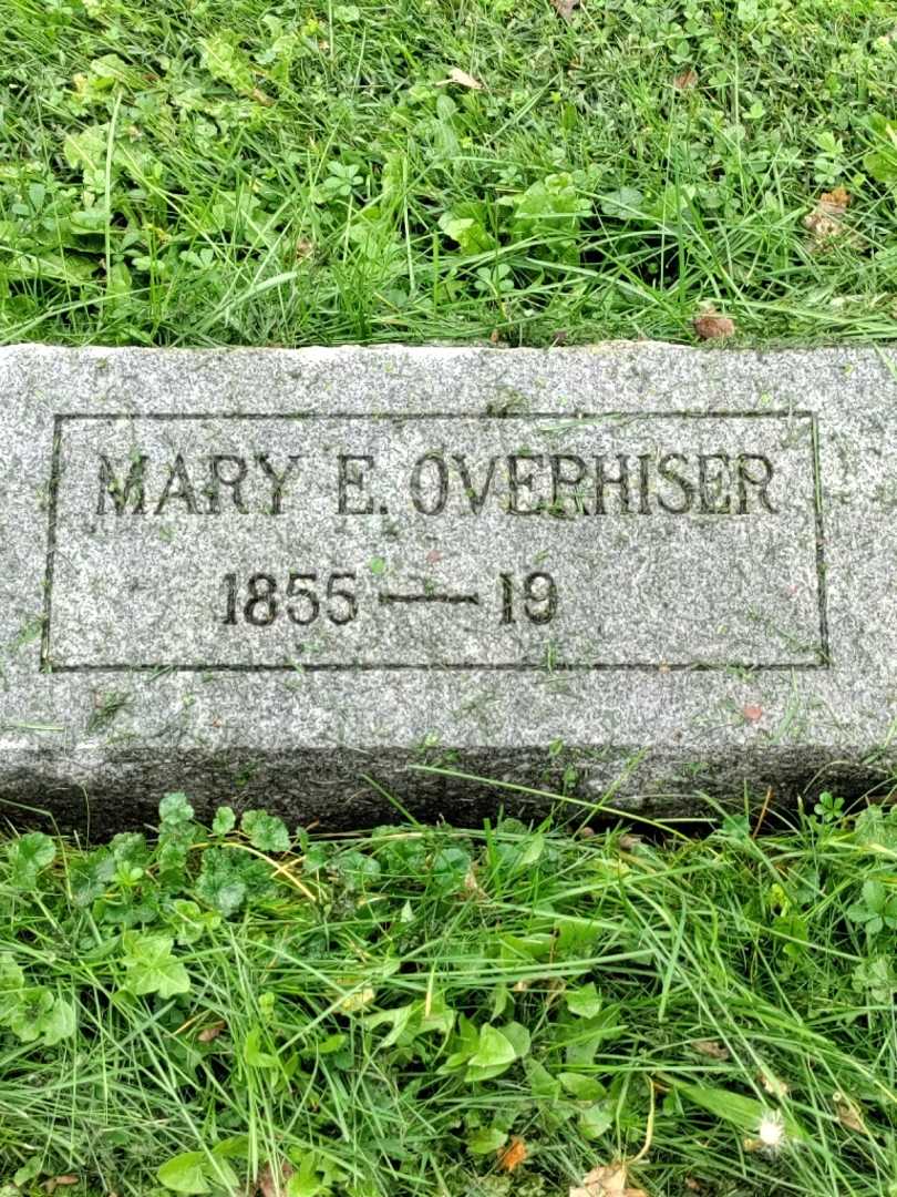 Mary E. Overhiser's grave. Photo 3