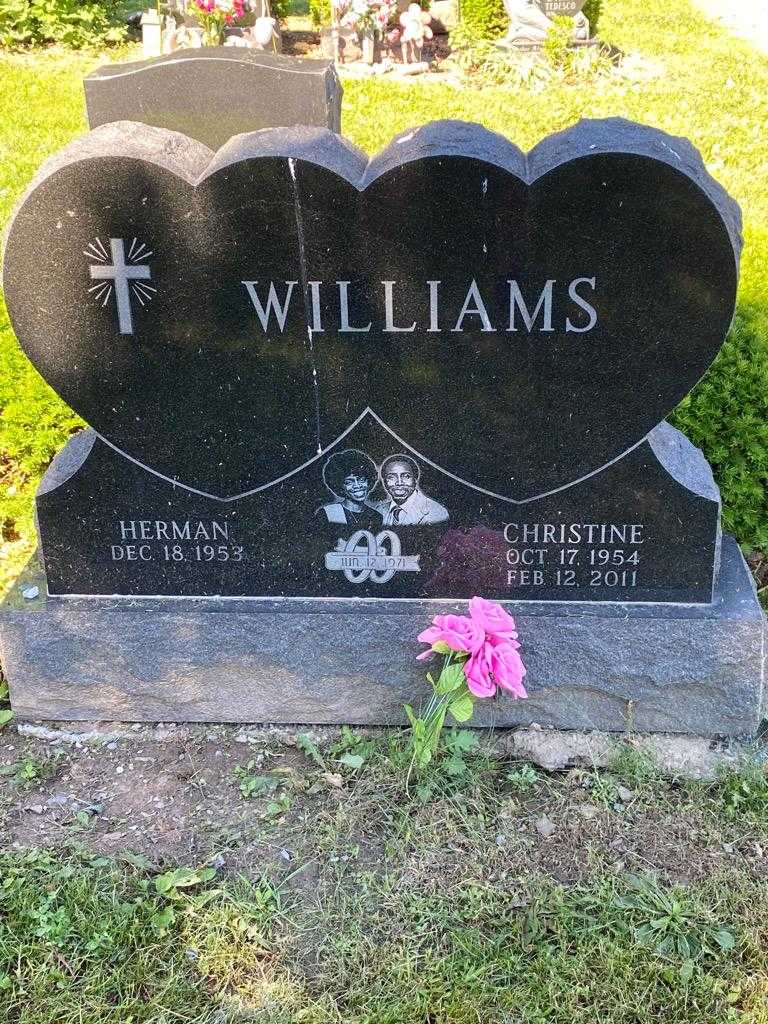 Christine Williams's grave. Photo 3