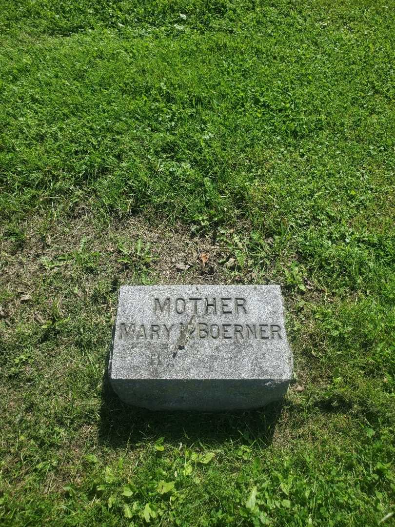 Mary M. Boerner's grave. Photo 3