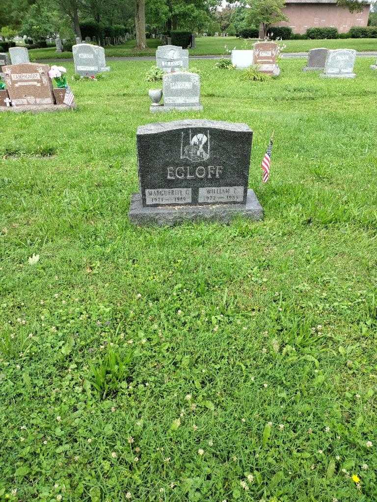 William F. Egloff's grave. Photo 1