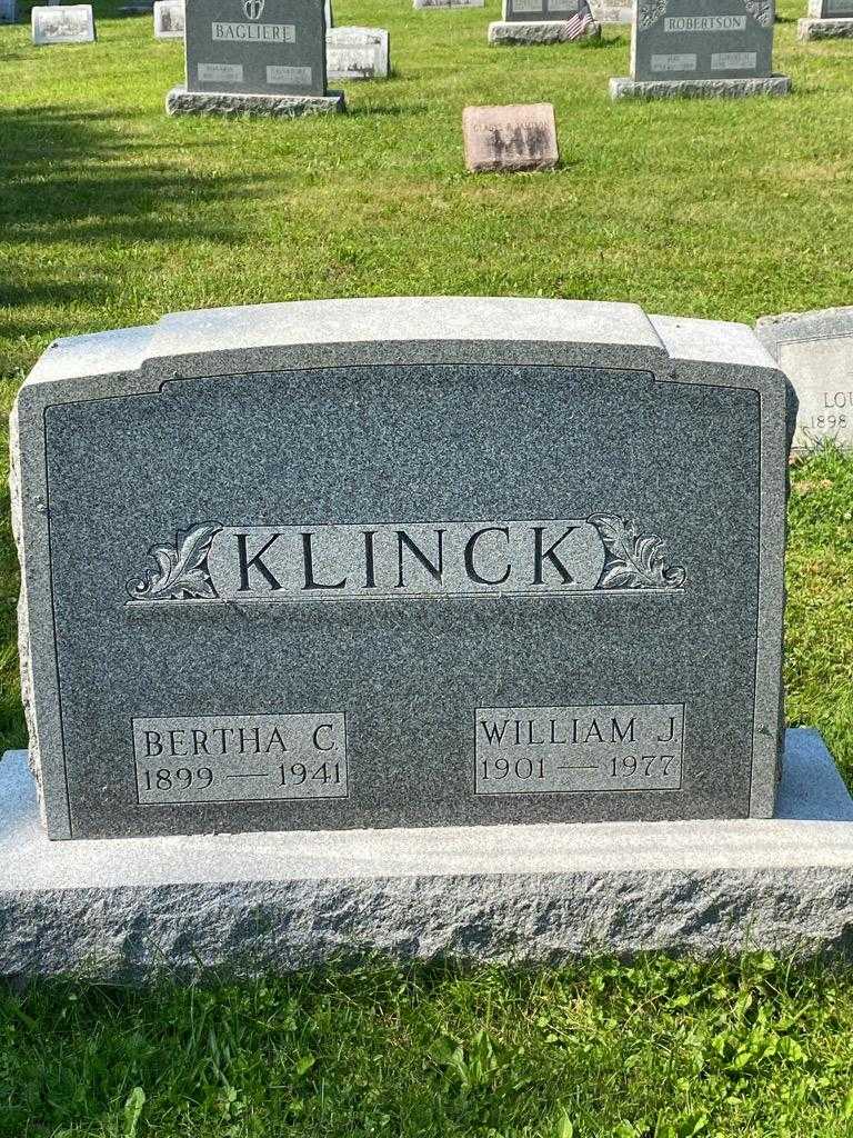 William J. Klinck's grave. Photo 3