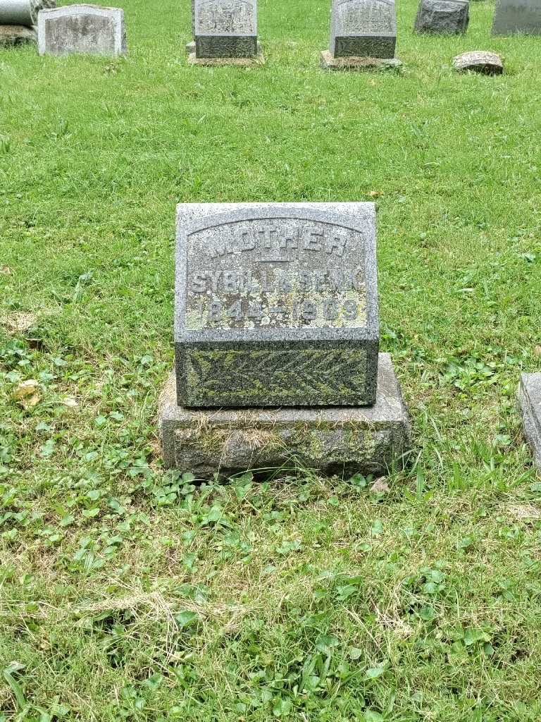 Sybilla G. Senk's grave. Photo 3