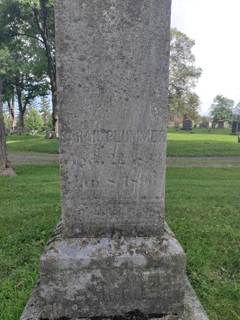 Sarah Plummer's grave. Photo 3