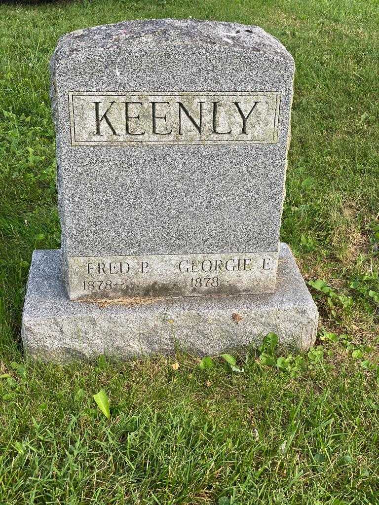 Georgie E. Keenly's grave. Photo 3