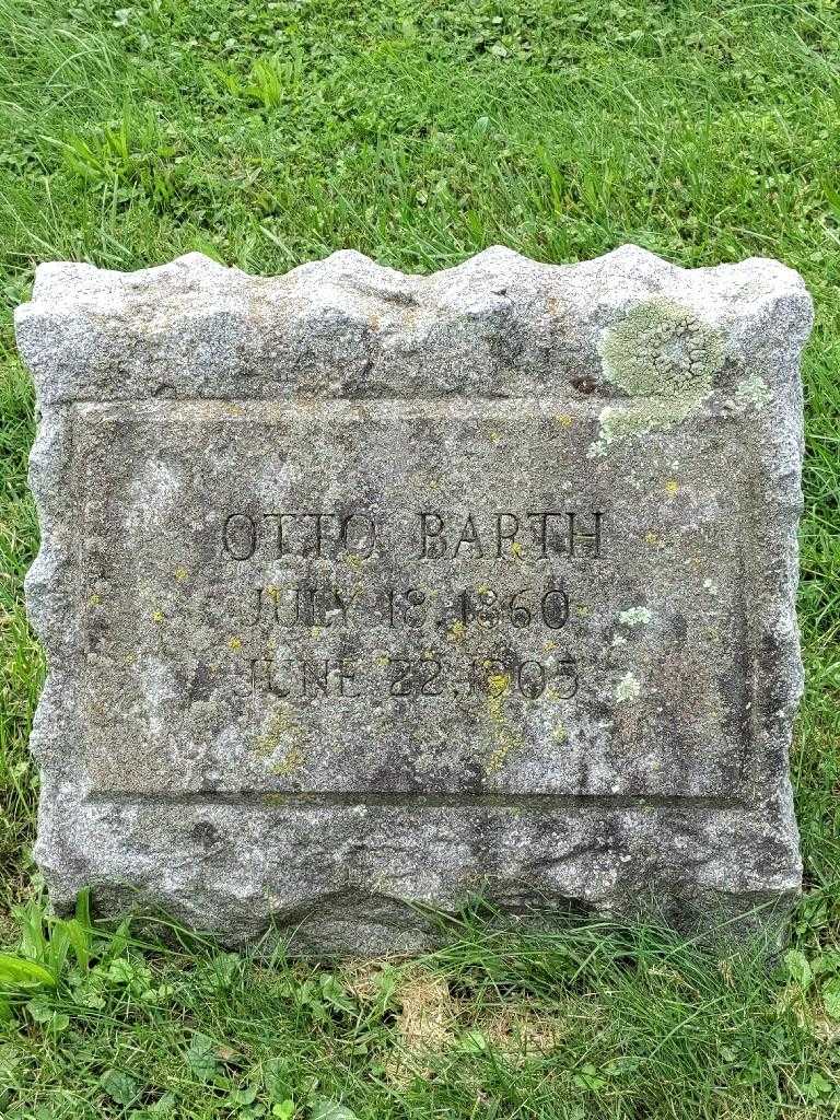 Otto Barth's grave. Photo 3