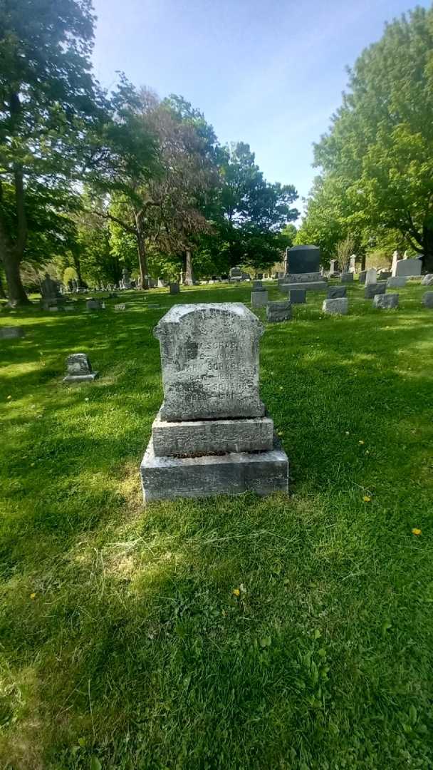Albert E. Scharr's grave. Photo 2