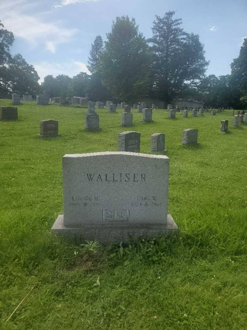 Louise M. Walliser's grave. Photo 2