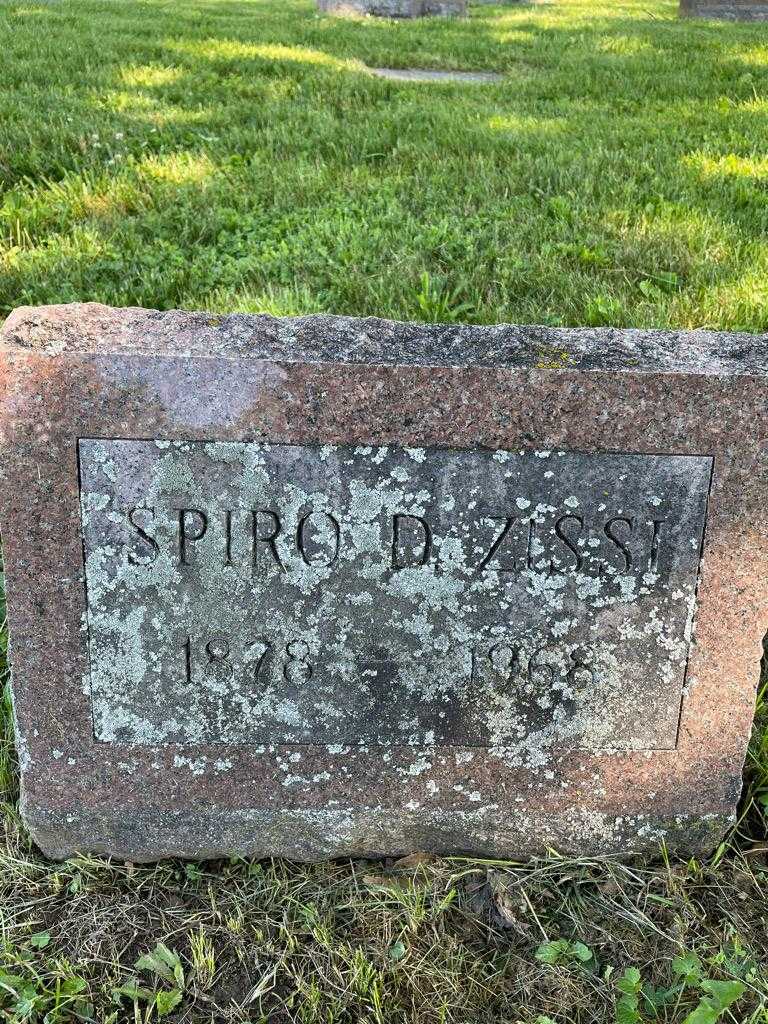 Spiro D. Zissi's grave. Photo 3