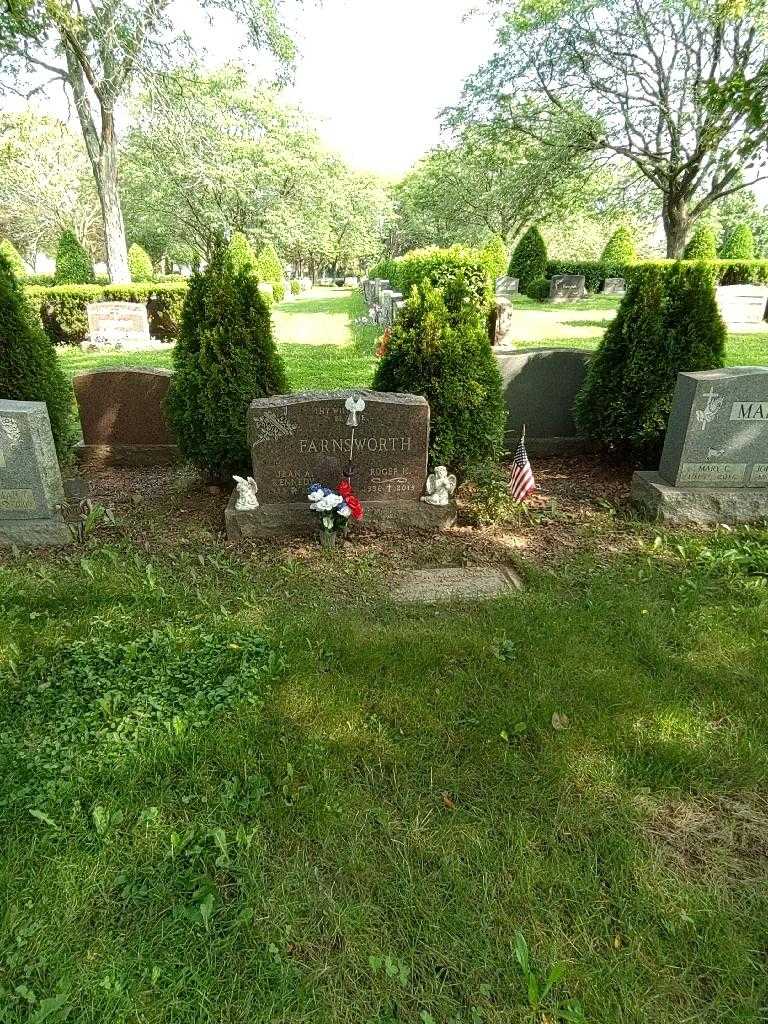 Jean A. Kennedy Farnsworth's grave. Photo 1