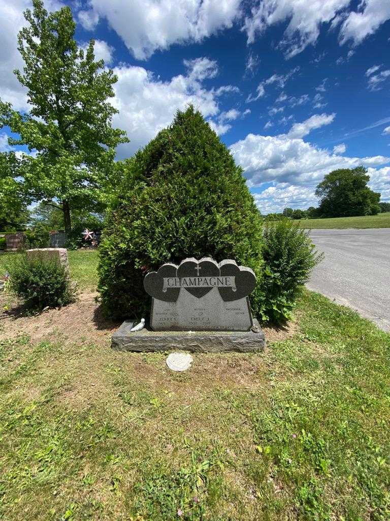 Emily J. Champagne's grave. Photo 1