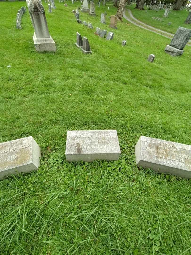 Margaret Hancock's grave. Photo 1