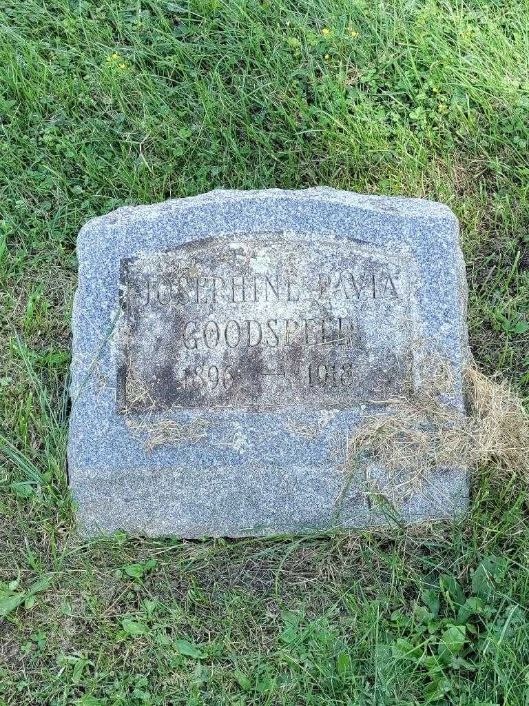 Josephine M. Ravia Goodspeed's grave. Photo 3
