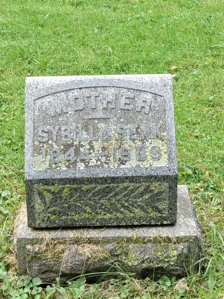 Sybilla G. Senk's grave. Photo 4