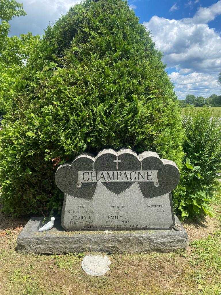 Emily J. Champagne's grave. Photo 2