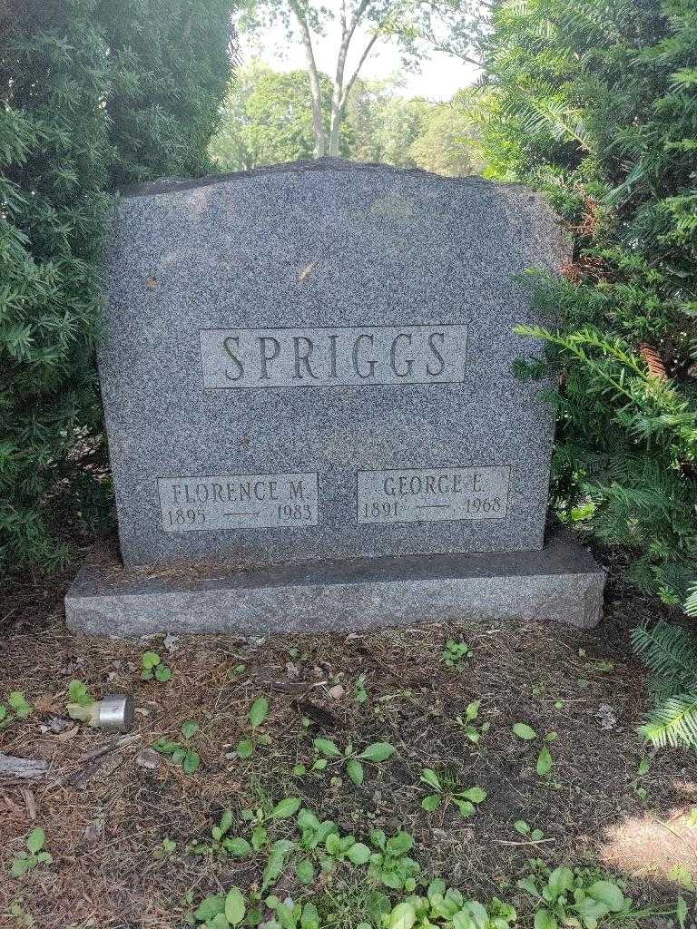 Florence M. Spriggs's grave. Photo 3