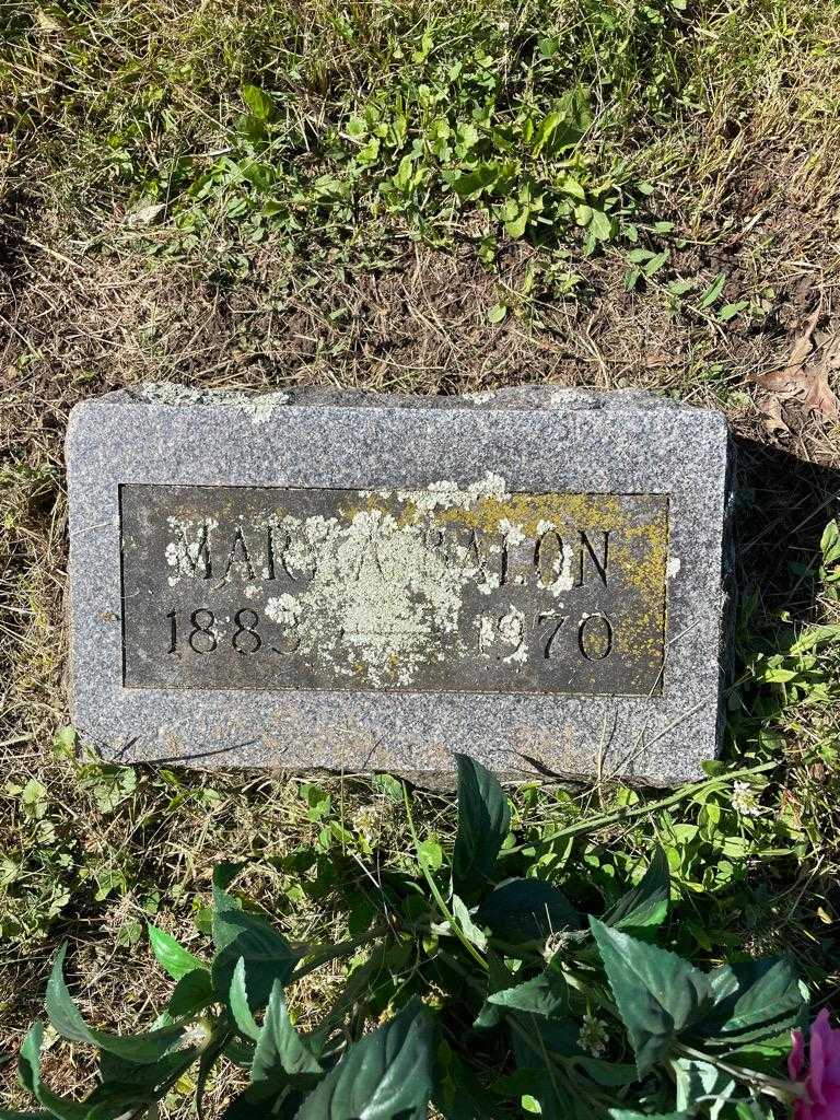 Mary A. Balon's grave. Photo 3
