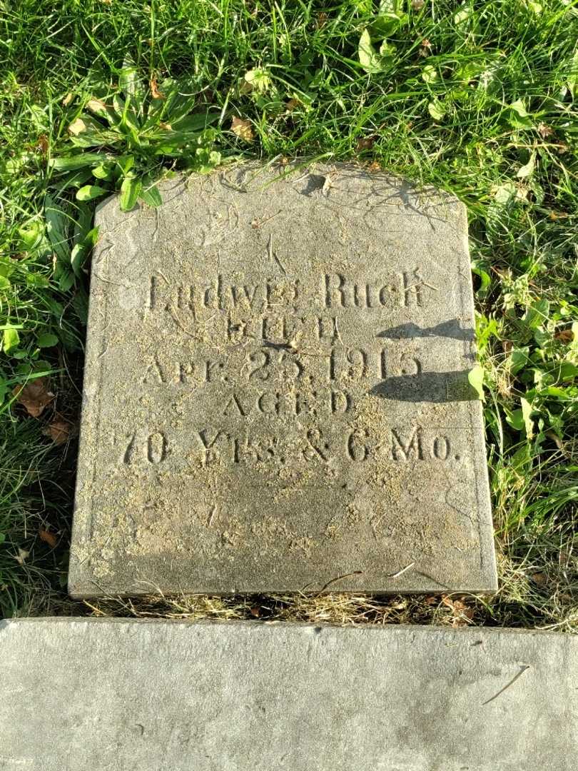 Ludwig Ruch's grave. Photo 3