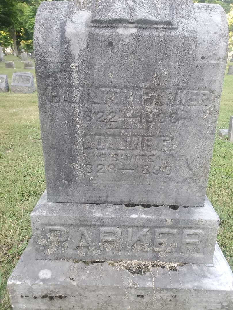 Hamilton Parker's grave. Photo 4