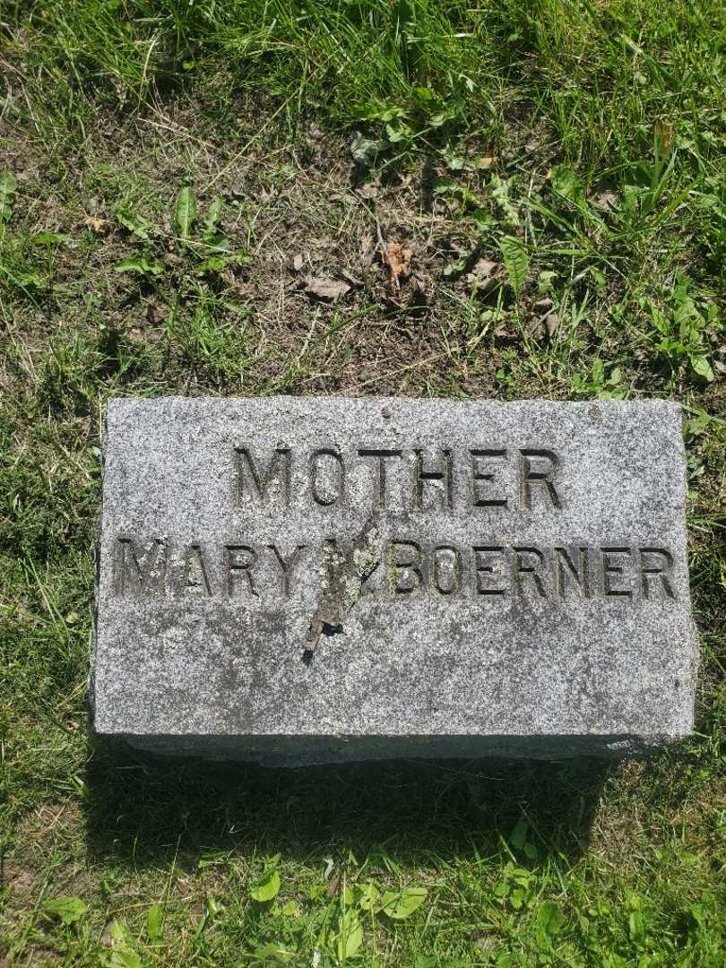 Mary M. Boerner's grave. Photo 4