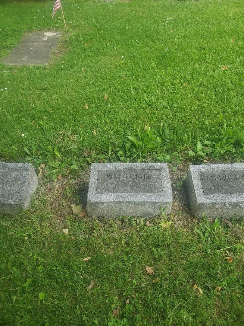 Phillip Falk's grave. Photo 3