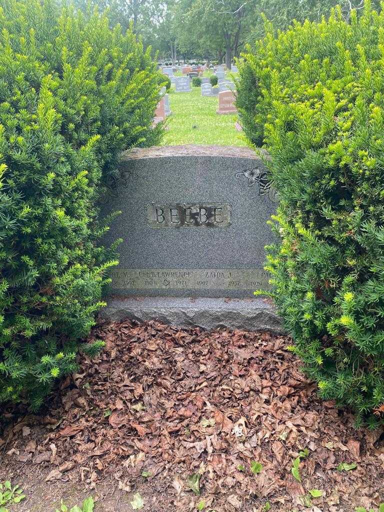 Carrie M. Beebe's grave. Photo 3